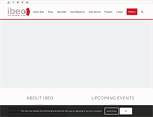 Tablet Screenshot of ibeo-as.com